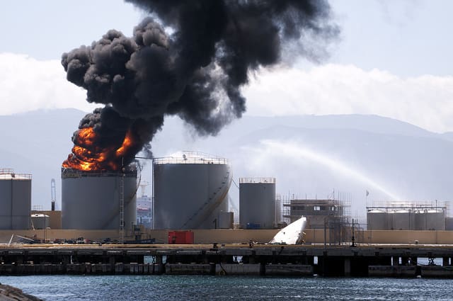 Storage Tank Fire